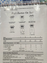 Load image into Gallery viewer, Chery Williams Boys Button-on Suit